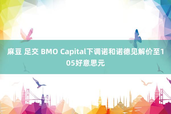 麻豆 足交 BMO Capital下调诺和诺德见解价至105好意思元